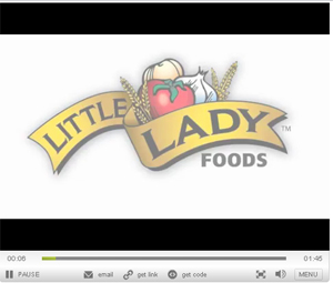 Little Lady Foods video logo
