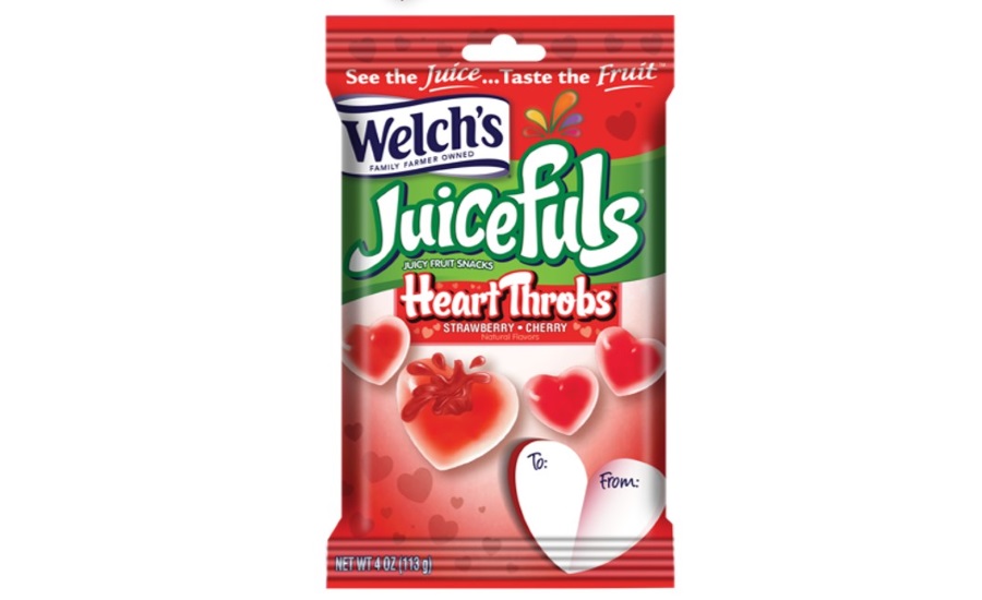 Welch's Juiceful's releases HeartThrobs fruit snacks for Valentine's Day