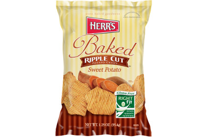 Herr's Sweet Potato Ripple Cut Baked Potato Crisps