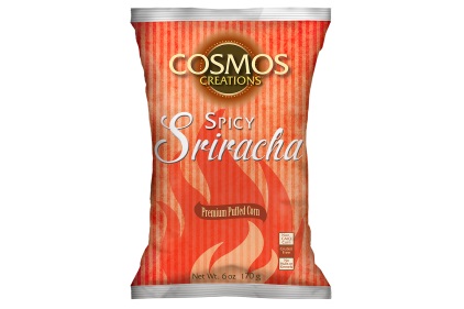 Cosmos Creations Spicy Sriracha Premium Puffed Corn