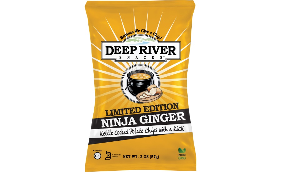 Deep River Snacks Limited Edition Ninja Ginger Kettle Chips