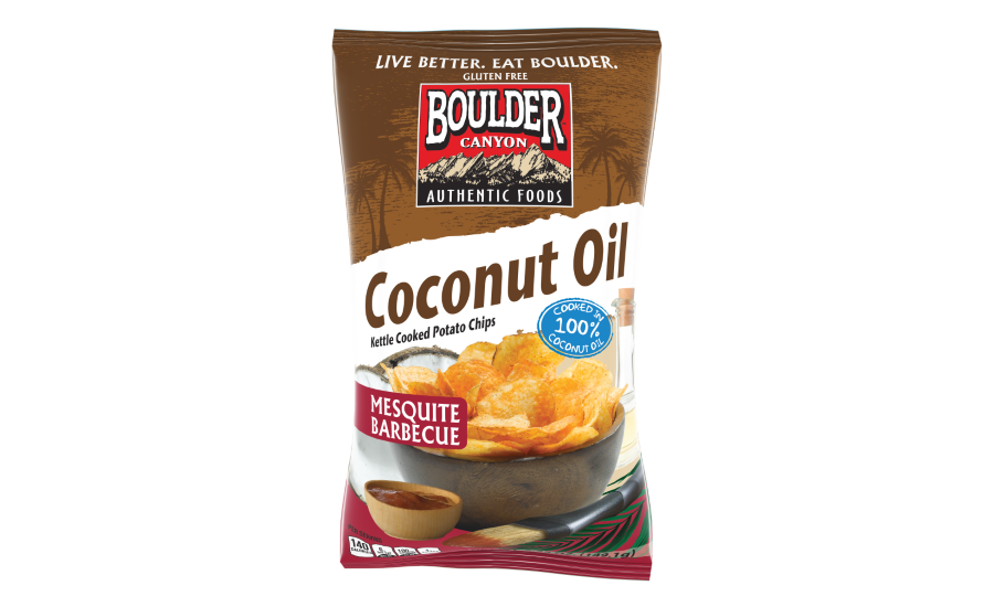 Boulder Foods Mesquite BBQ coconut oil chips