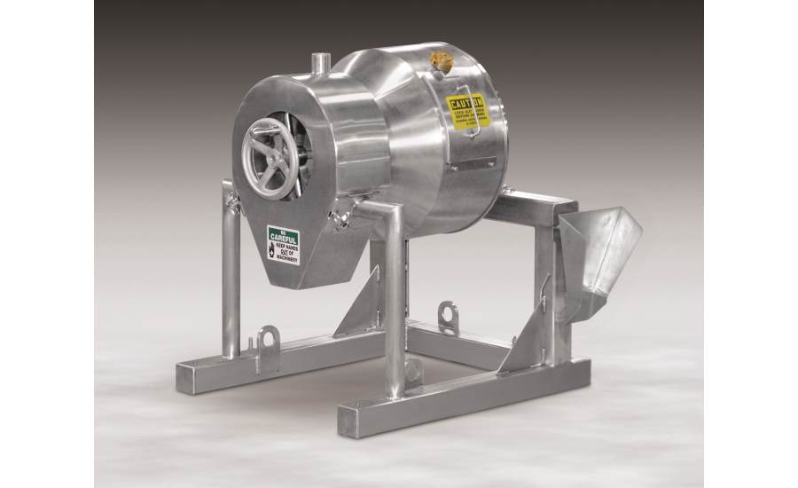 MX-1-SS miniature rotary batch mixer from Munson Machinery Co.