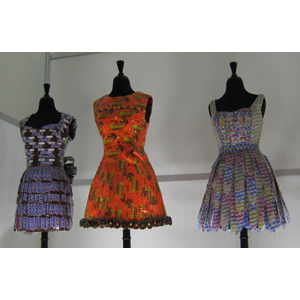 2013 Sweets & Snacks Expo Candy Wrapper Dress Display