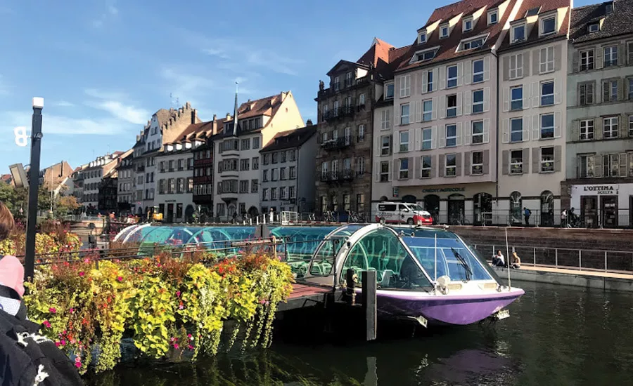 boat tour of Strasbourg, France