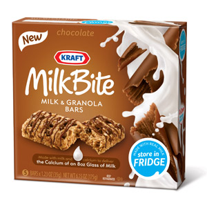 Milkbite bars from Kraft