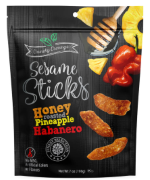 Honey Pineapple Habanero Sesame Sticks