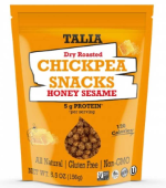 Dry Roasted Chickpea Snacks Honey Sesame, Talia 