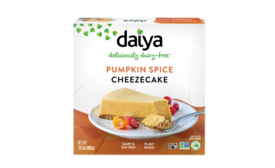 Daiya rereleases dairy-free Pumpkin Spice Cheezecake