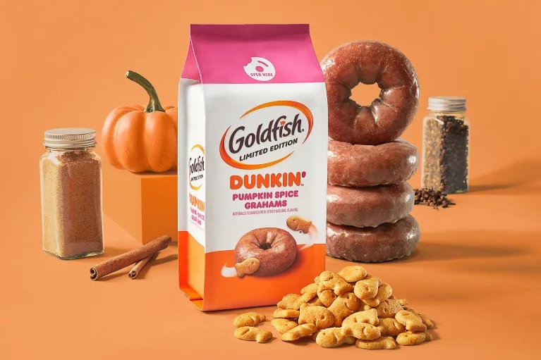 Goldfish, Dunkin' launch Pumpkin Spice Grahams