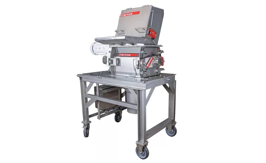 Gericke debuts integrated lump breaker, sack tip station
