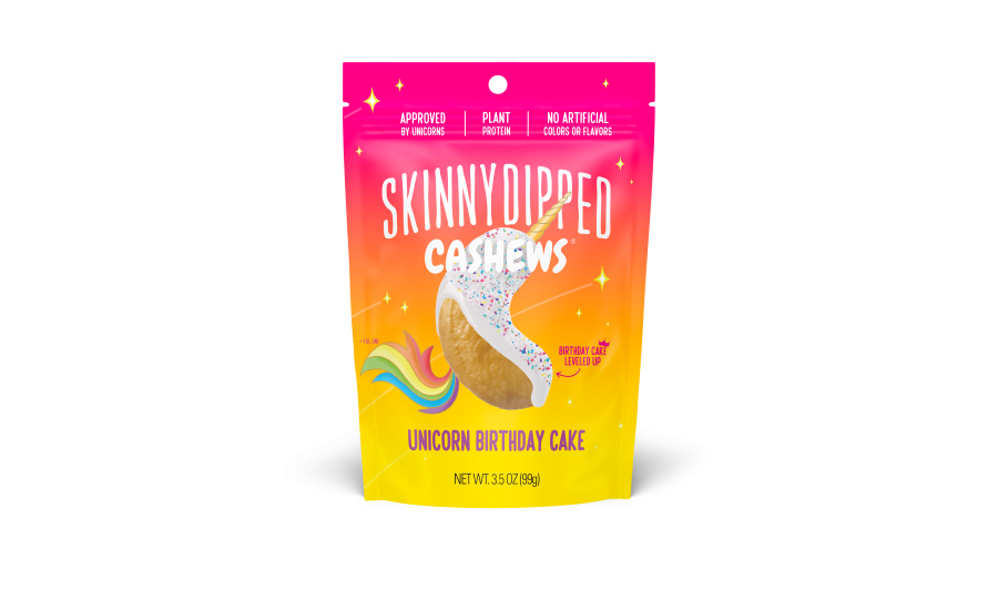 SkinnyDipped launches Unicorn Birthday Cake Cashews