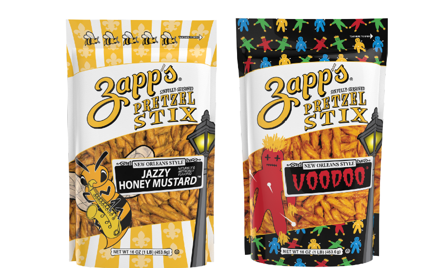 Zapp's enters pretzel category with Sinfully-Seasoned Pretzel Stix