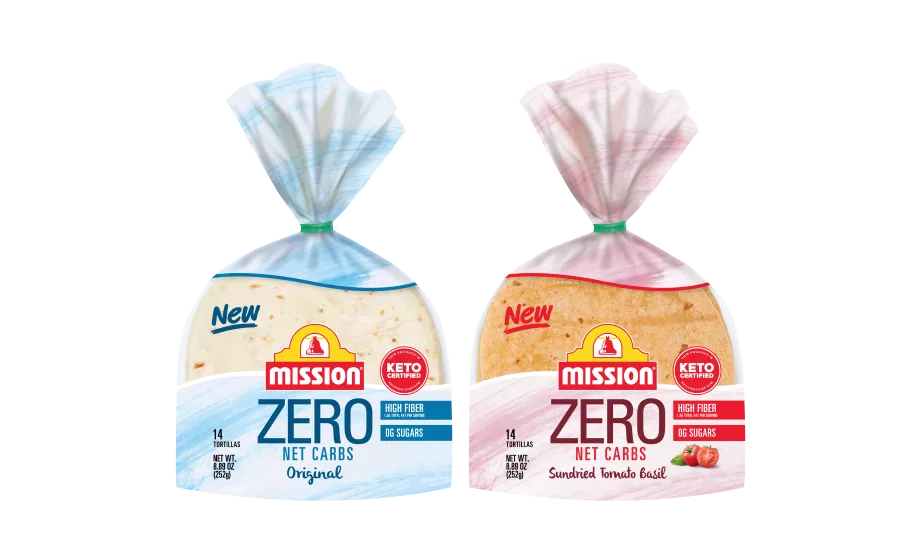 Mission Foods debuts Keto-certified Zero Net Carbs Tortillas