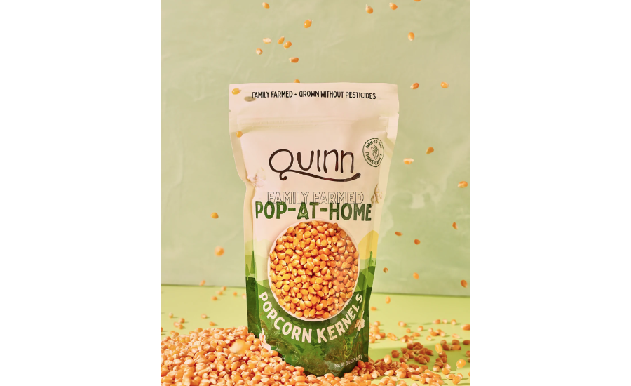Quinn Snacks relaunches family-farmed, regeneratively grown pop-at-home kernels