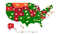 America's favorite Christmas treats by state