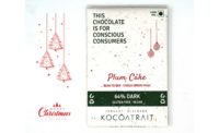Kocoatrait releases India's first sustainable Plum Cake bean to bar chocolate