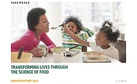 Purpose Report 2022: Tate & Lyle removes 4 million tonnes of sugar from consumers' diets Purpose Report 2022: Tate & Lyle removes 4 million tonnes of sugar from consumers' diets