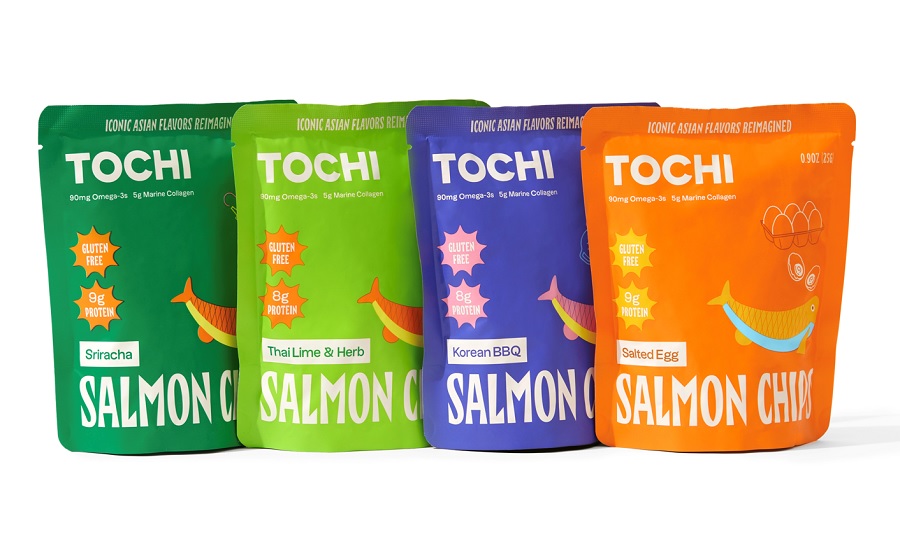 Tochi Snacks salmon chips offer savory Asian flavors