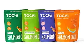 Tochi Snacks salmon chips offer savory Asian flavors