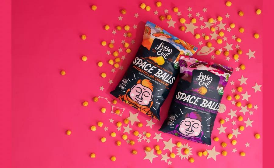 LesserEvil debuts Space Balls and Cosmic Rings