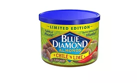 Blue Diamond Growers rereleases Chilé 'N Lime Flavored Almonds