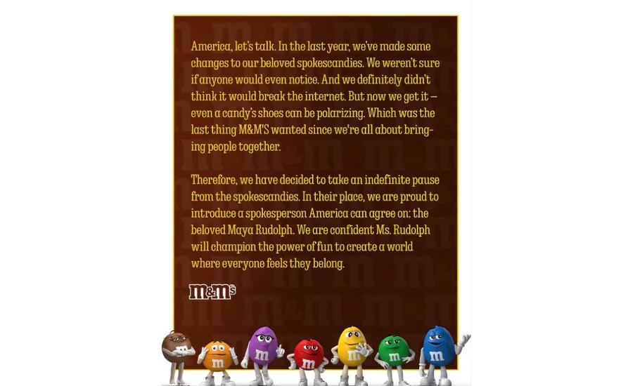 M&M’S announces partnership with Maya Rudolph as spokesperson