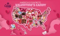 Candystore.com creates map highlighting favorite Valentine's Day candy by state