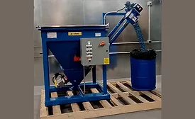 Screw conveying system keeps mixtures mixed during material transfer