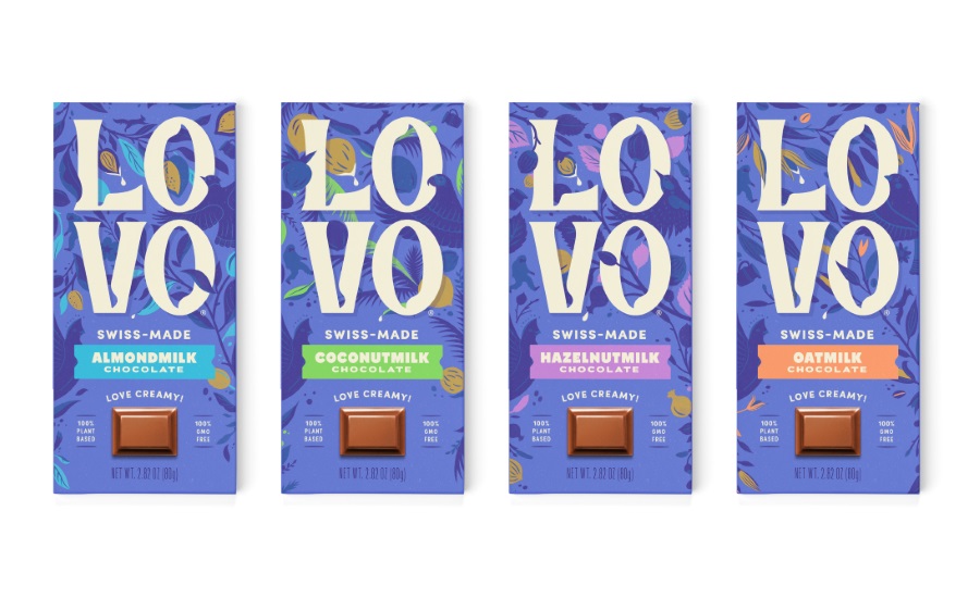 LOVO launches plant-based milk chocolate bars