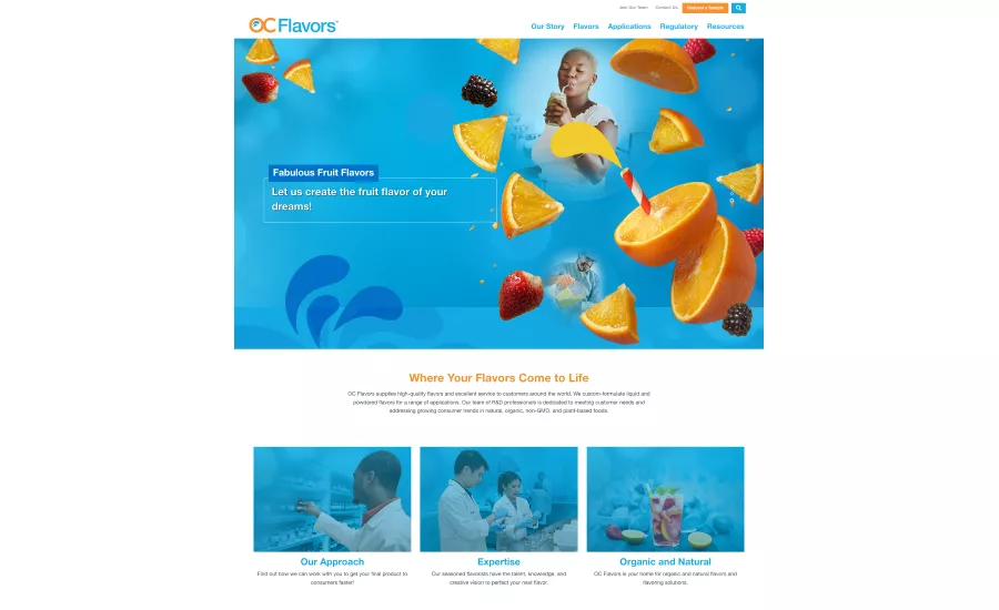OC Flavors debuts new website