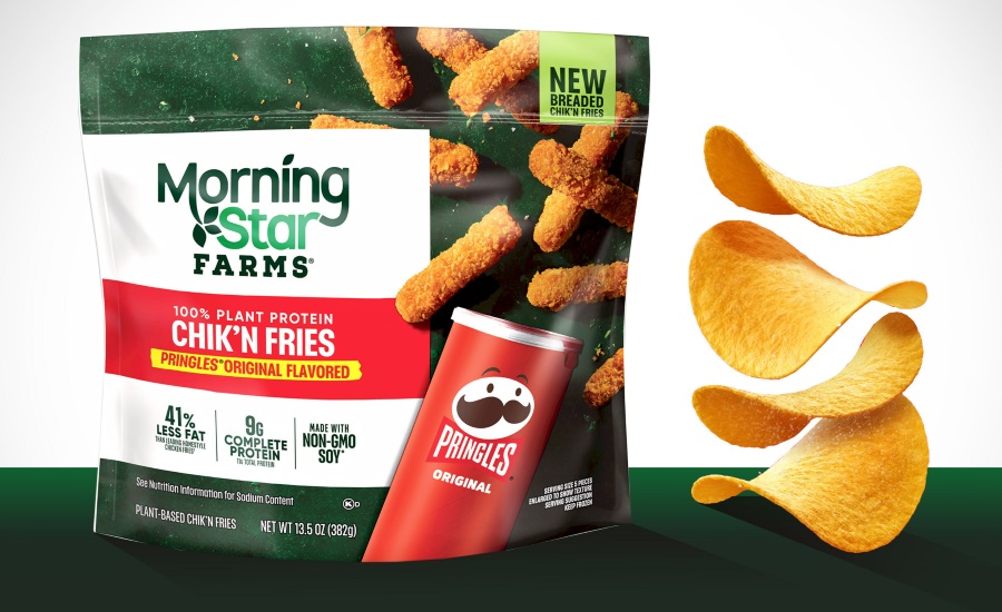MorningStar Farms, Pringles collaborate in first-of-its-kind, plant-based Chik'n Fries