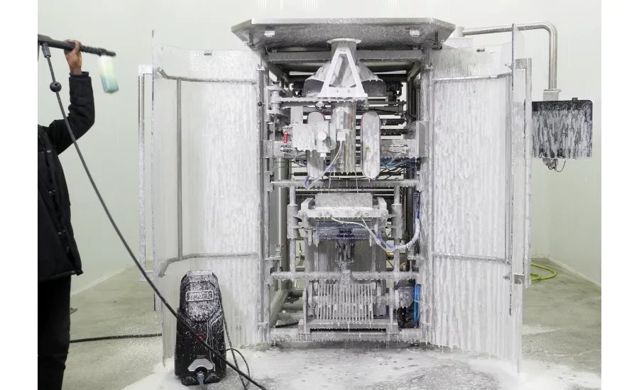 WeighPack Systems releases sanitary version of continuous motion vertical bagger