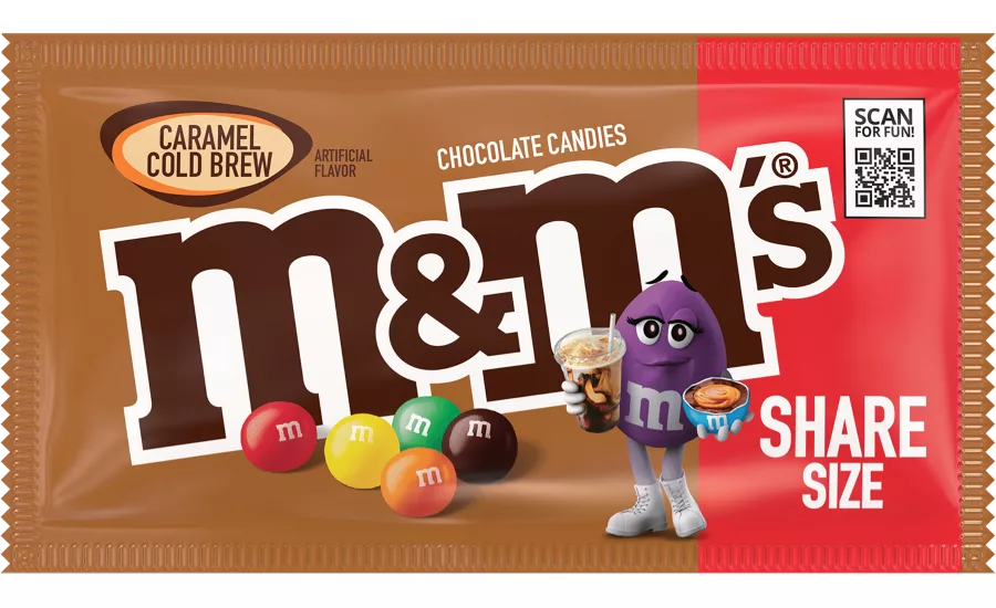 M&Ms caramel cold brew