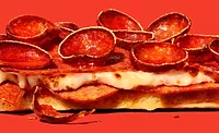 Casey's announces PEPPERONI PEPPERONI PEPPERONI pizza Casey's announces PEPPERONI PEPPERONI PEPPERONI pizza