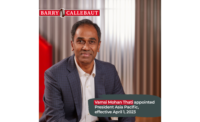 Barry Callebaut appoints Vamsi Mohan Thati as President, Asia Pacific