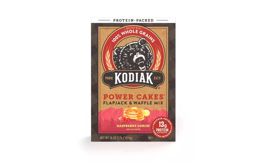 Kodiak debuts Power Cakes Flapjack & Waffle Mix Raspberry Lemon