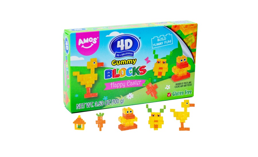 Amos Sweets debuts 4D Gummy Blocks Easter Box