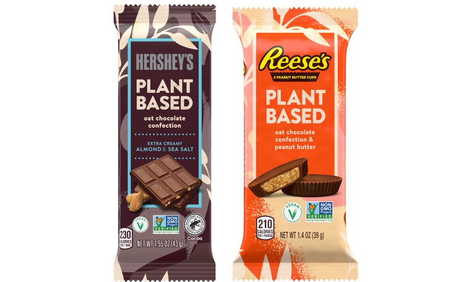 Hershey debuts plant-based additions to Hershey's, Reese's brands