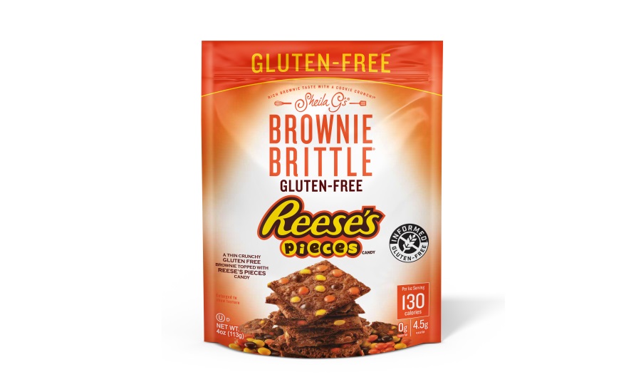 Sheila G's Brownie Brittle adds Gluten Free Reese's Pieces Brownie Brittle to portfolio