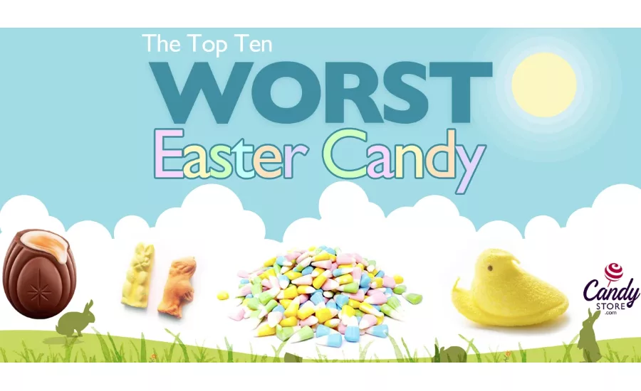 Candystore.com creates maps highlighting Most Popular Easter Candy, Worst Easter Candy, and Most Popular Jelly Beans
