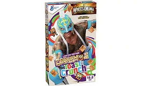 Cinnamon Toast Crunch releases limited-edition Cinnamoji Toast Crunch, Rey Mysterio Wrestlemania 39 box