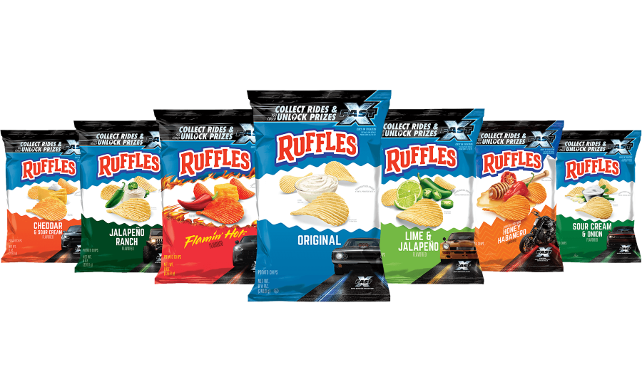 Ruffles reveals special-edition chip bags featuring racing vehicles from 'Fast X' movie