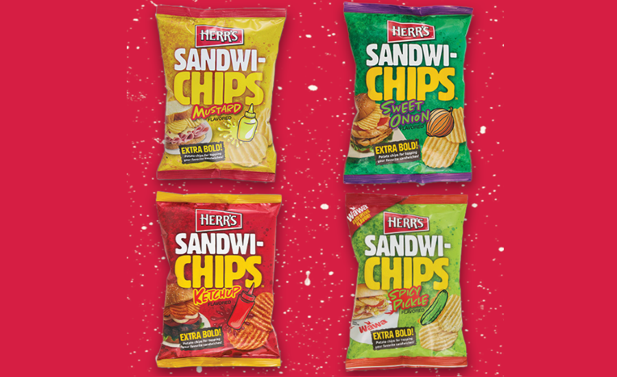 Herr's debuts Sandwi-chips, designed specifically for sandwiches