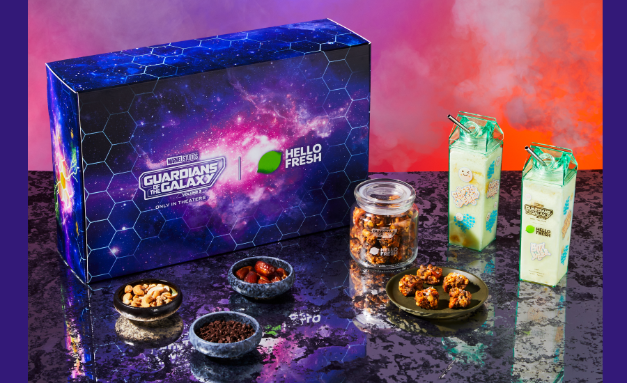 HelloFresh debuts galactic snacks, drinks, meals inspired by Marvel's 'Guardians of the Galaxy Vol. 3'