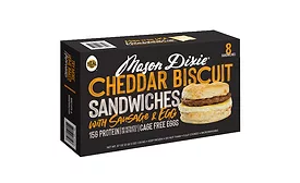 Mason Dixie Foods launches Cheddar Biscuit Sandwich in Costco