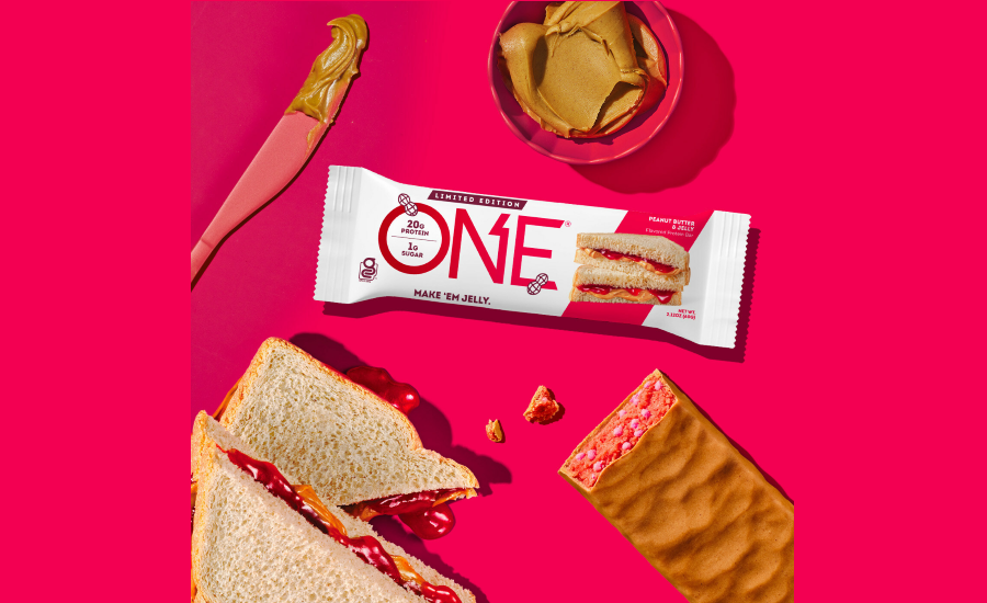 ONE Brands debuts limited-edition Peanut Butter & Jelly flavored protein bar