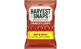 Harvest Snaps debuts Crunchy Loops Hot & Spicy at Walmart
