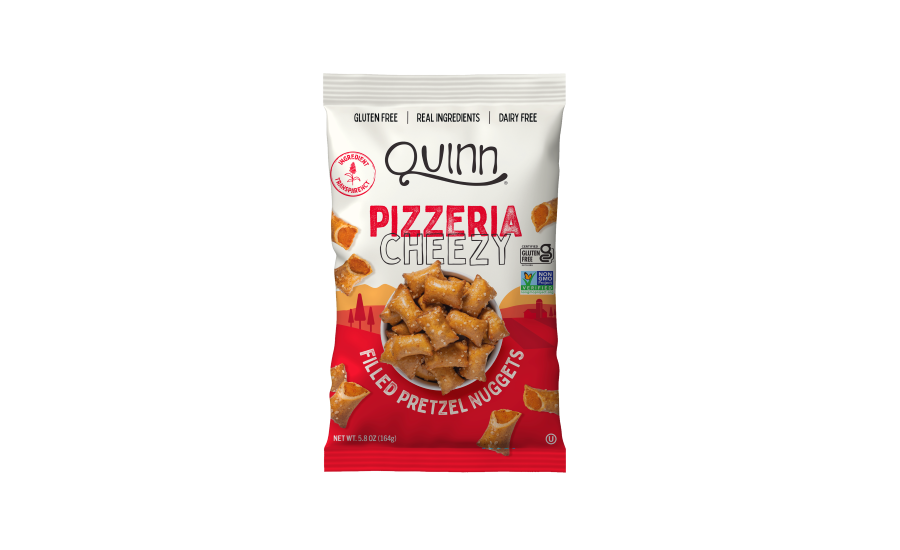 Quinn launches gluten-free, vegan-friendly 'Pizzeria' Filled Pretzel Nuggets