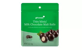 Hilco debuts Girl Scout Thin Mints Milk Chocolate Malt Balls